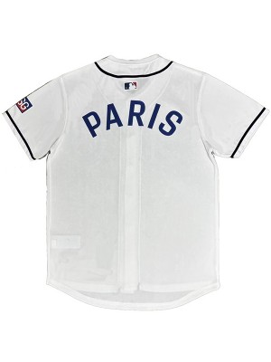 Paris saint-germain maillot de baseball PSG blanc pour adulte maillot de football pour homme 2025-2026